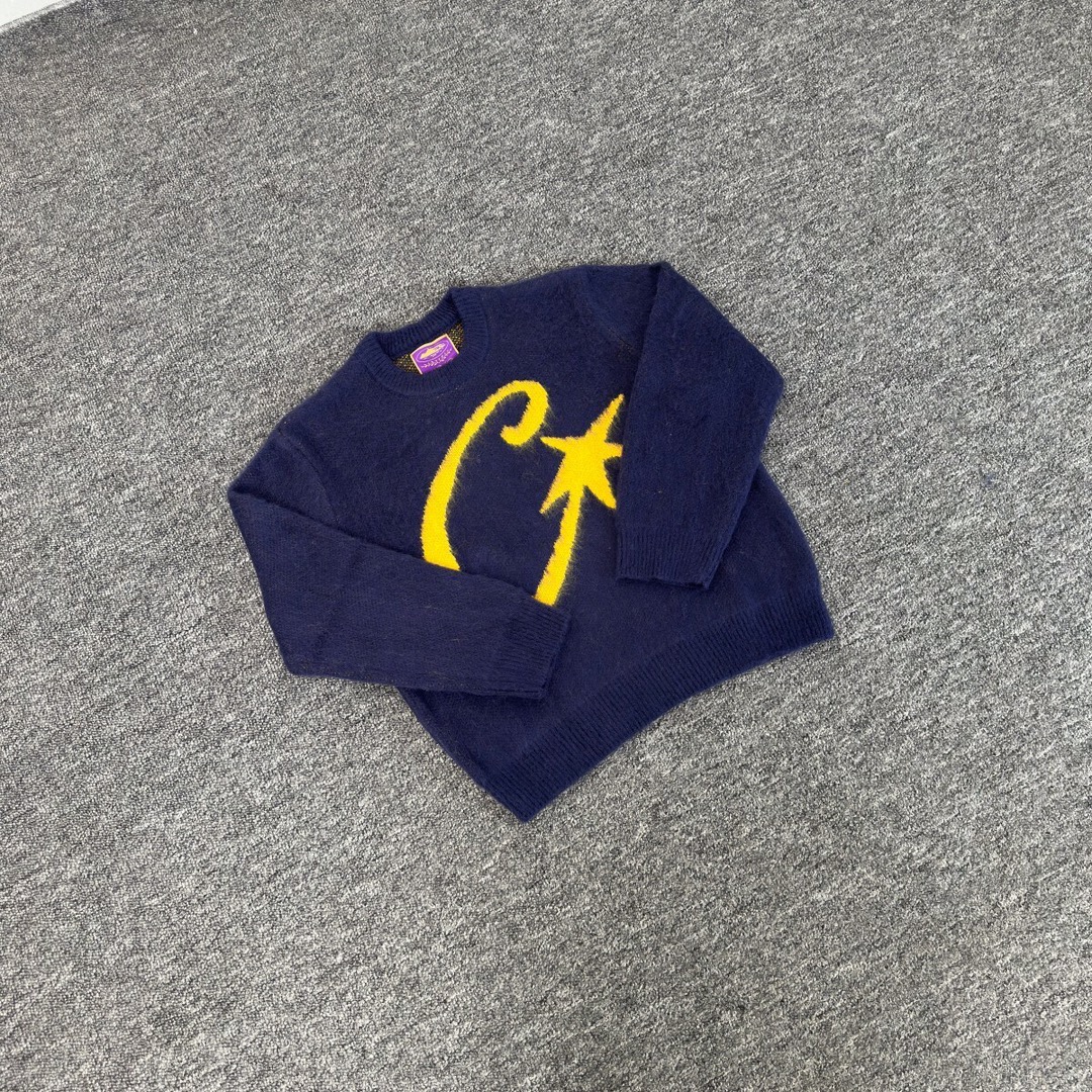 CORTEIZ C STAR MOHAIR KNIT SWEATER – Klenhub